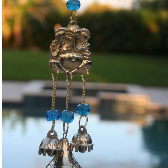 Gold Ganesh Bells, Clearing Bells Removal Of Obstacles, Clear Your Path, Energet - Picture 1 of 2